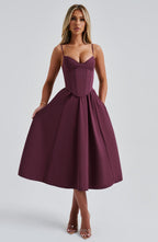 MAILEEN | Elegantes Midi Kleid im Corset Stil – Isabels Modehaus (Bild 24)