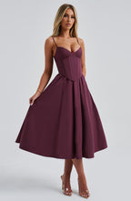 MAILEEN | Elegantes Midi Kleid im Corset Stil – Isabels Modehaus (Bild 21)