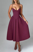 MAILEEN | Elegantes Midi Kleid im Corset Stil – Isabels Modehaus (Bild 19)