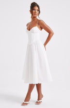 MAILEEN | Elegantes Midi Kleid im Corset Stil – Isabels Modehaus (Bild 7)