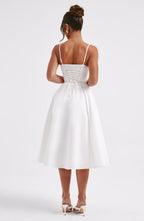 MAILEEN | Elegantes Midi Kleid im Corset Stil – Isabels Modehaus (Bild 12)