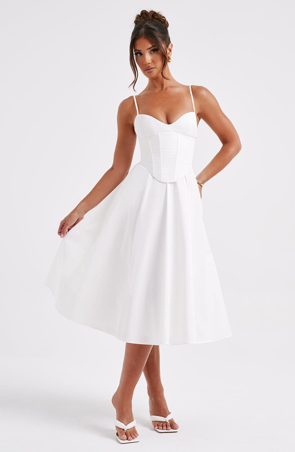 MAILEEN | Elegantes Midi Kleid im Corset Stil – Isabels Modehaus (Bild 10)