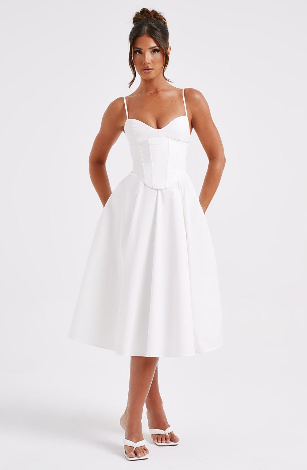 MAILEEN | Elegantes Midi Kleid im Corset Stil – Isabels Modehaus (Bild 8)