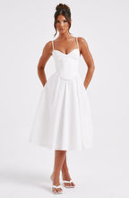 MAILEEN | Elegantes Midi Kleid im Corset Stil – Isabels Modehaus (Bild 8)
