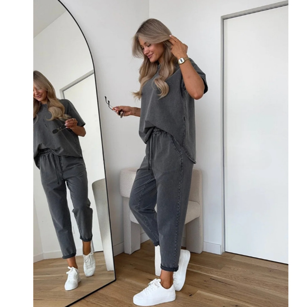 Annora | Raffiniertes Komfort-Zweiteiler-Set – Isabels Modehaus
