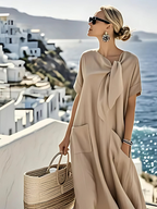 Ella™ - Elegantes Sommerkleid mit Taschen – Isabels Modehaus (Bild 2)