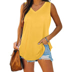 Ylona | Klassisches V-Ausschnitt Sommertop – Isabels Modehaus (Bild 4)