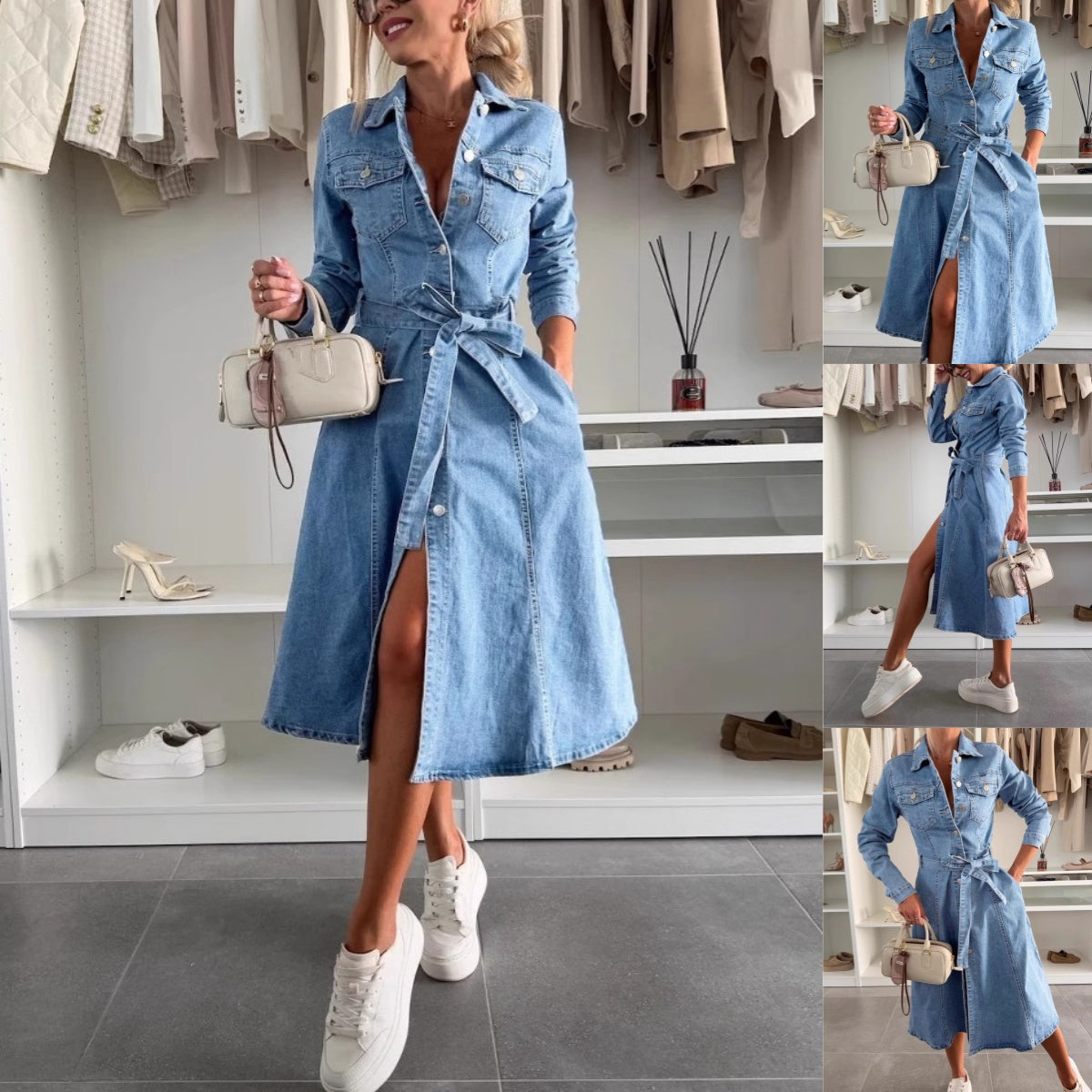 Jely™ – Maxikleid mit Langen Ärmeln – Isabels Modehaus (Bild 2)