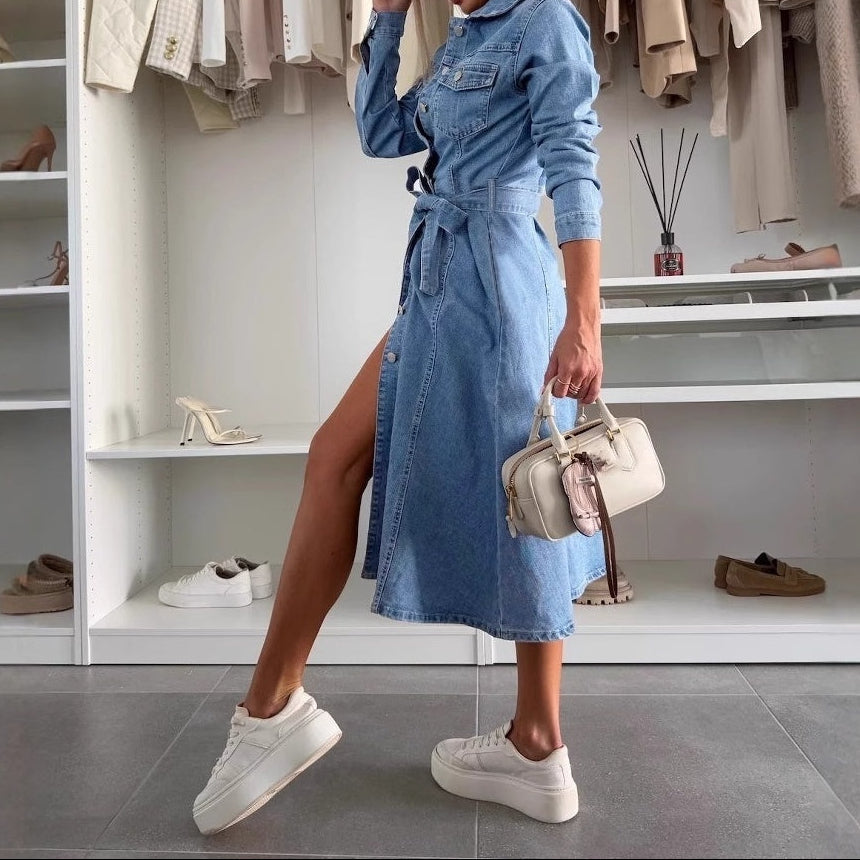 Jely™ – Maxikleid mit Langen Ärmeln – Isabels Modehaus (Bild 5)