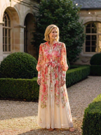 Cressida | Florales, transparentes Maxikleid mit langen Ärmeln – Isabels Modehaus (Bild 7)