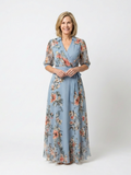 Elowen | Floral Wrap V Neck Maxi Dress – Isabels Modehaus