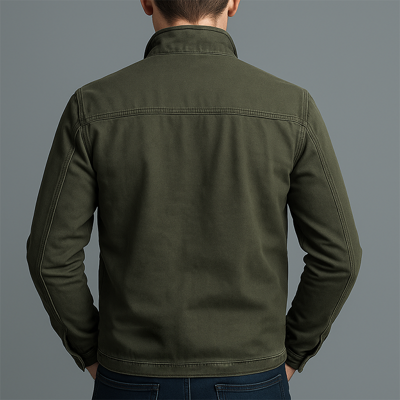 Raufeld | Vintage Baumwoll Zip-Jacke – Isabels Modehaus (Bild 3)