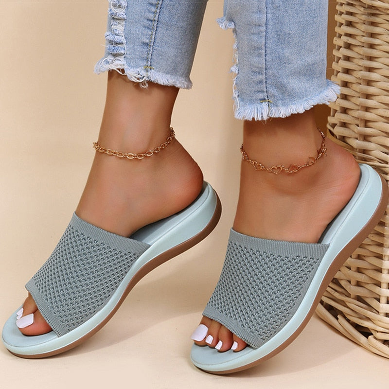 Elara | Strick Komfort-Sandalen – Isabels Modehaus (Bild 2)