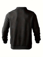 Finn | Geometrisches Design Vintage Reißverschluss Pullover – Isabels Modehaus (Bild 8)